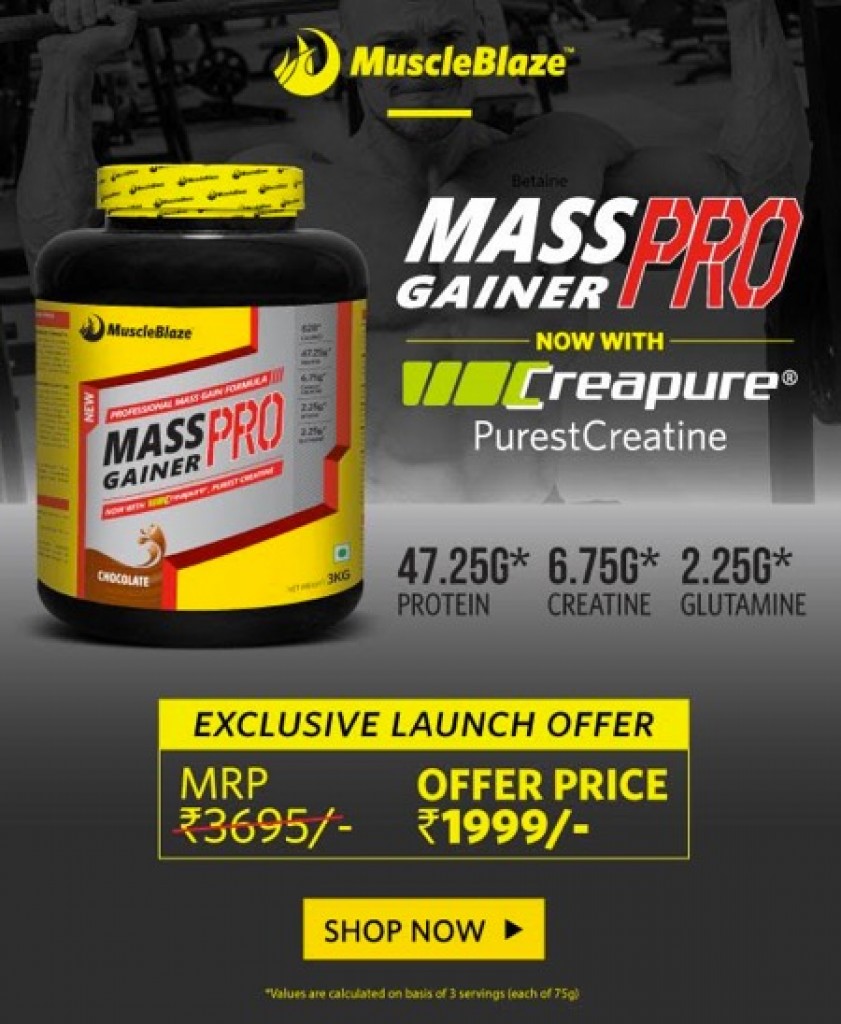 Muscleblaze Mass Gainer Pro Review - Indian Bodybuilding Products