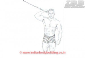 Biceps Workout High Pulley Curls Step2