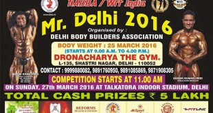 Mr Delhi 2016