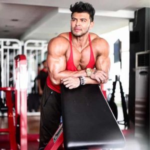 Sahil Khan at Gym